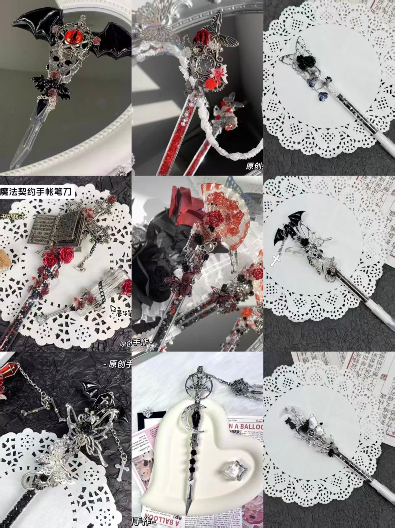Journal knife, Carving knife, utility knife (Gothic style)