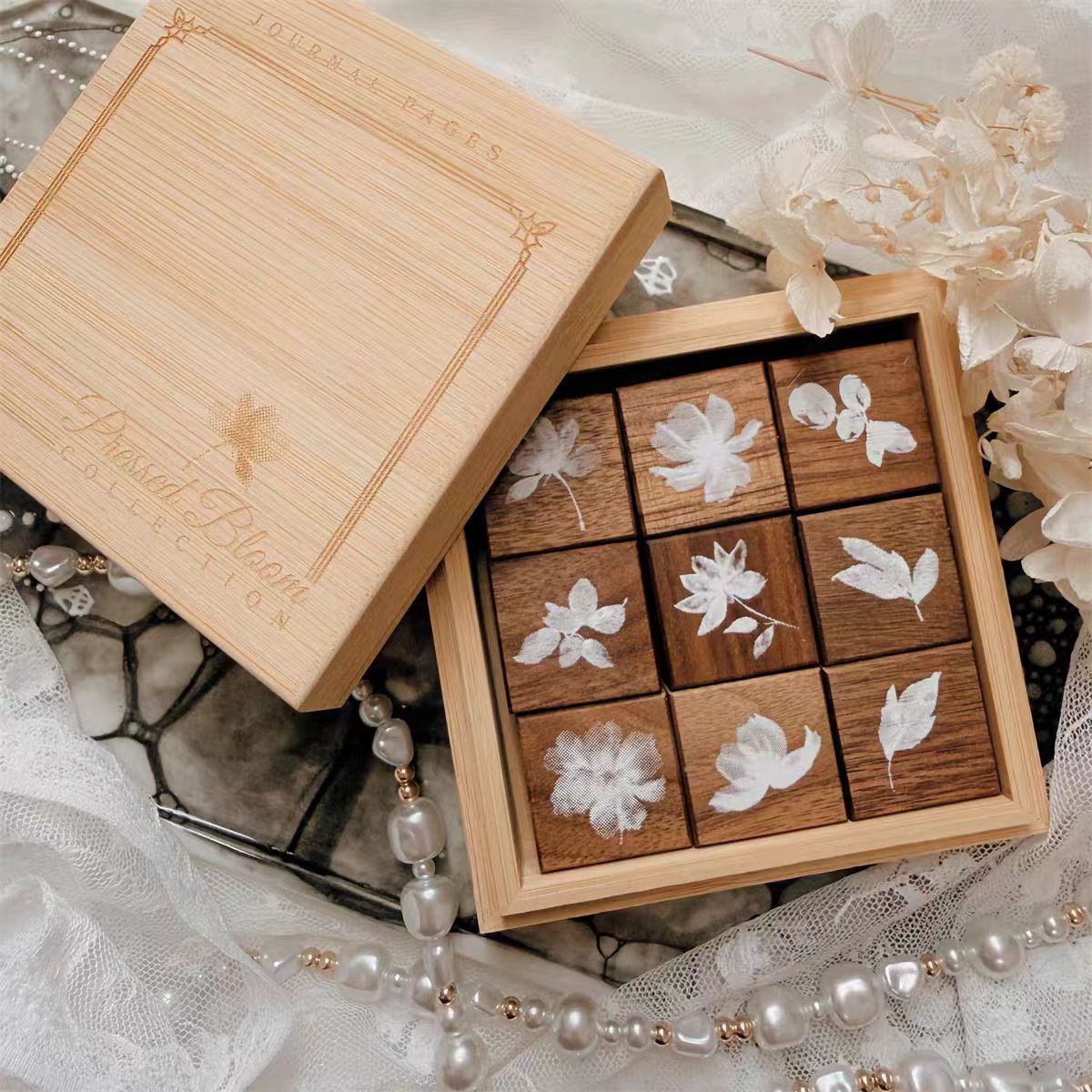 Wooden stamp set