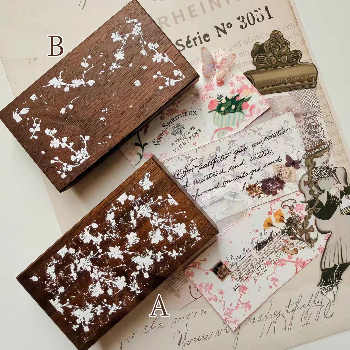Wooden stamp set