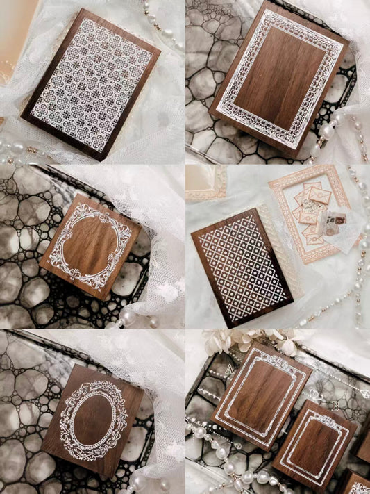 Wooden stamp set