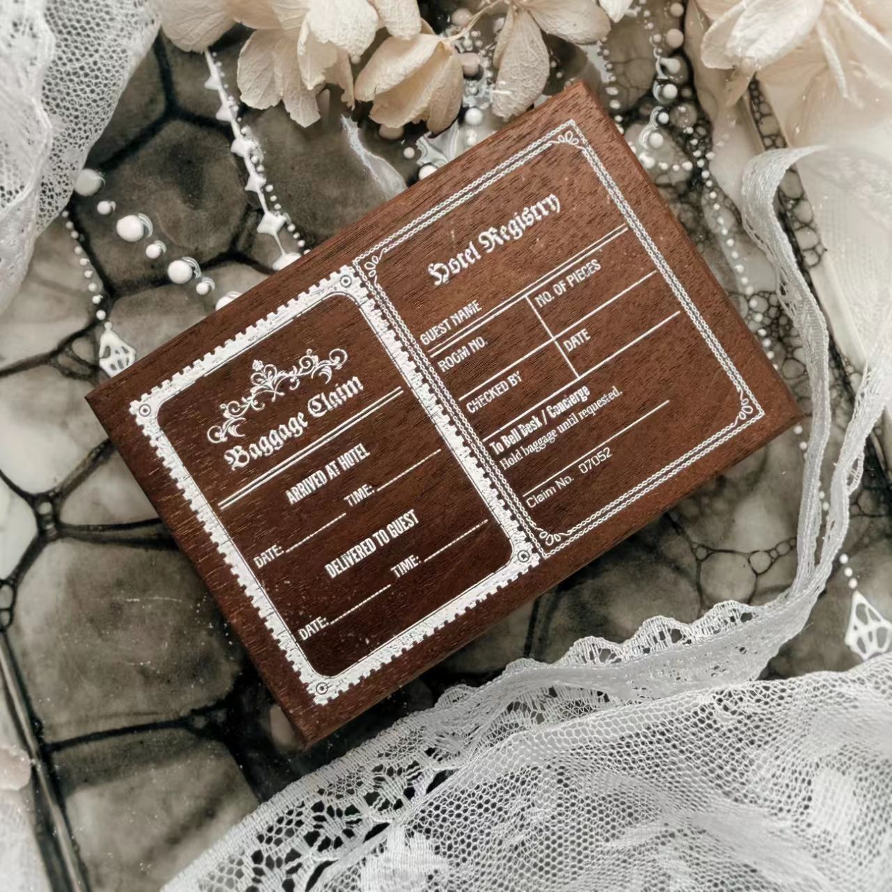 Wooden stamp set
