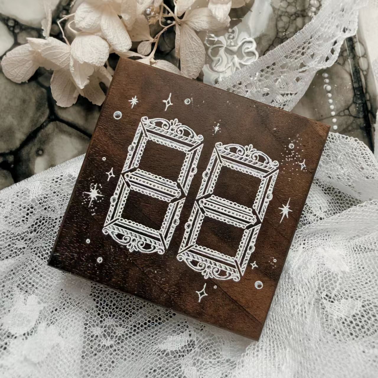 Wooden stamp set