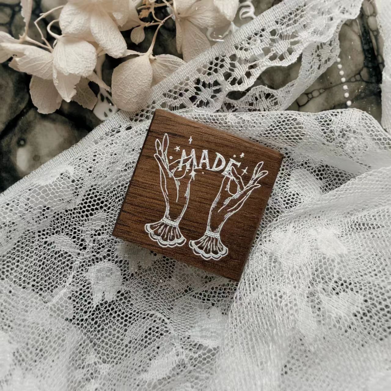 Wooden stamp set
