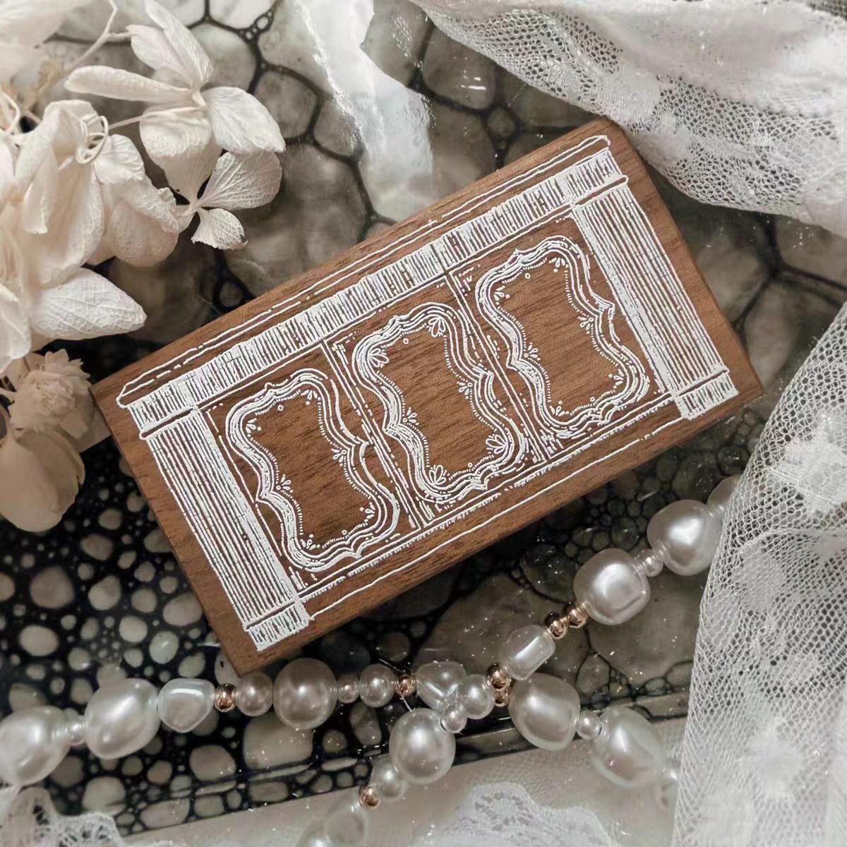 Wooden stamp set