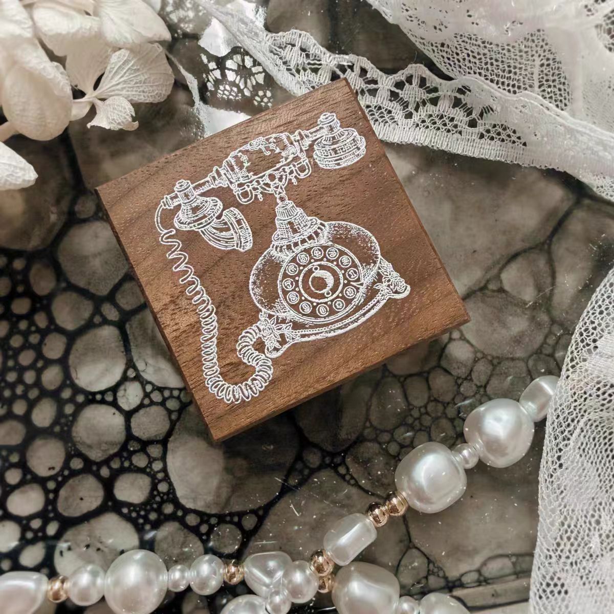 Wooden stamp set