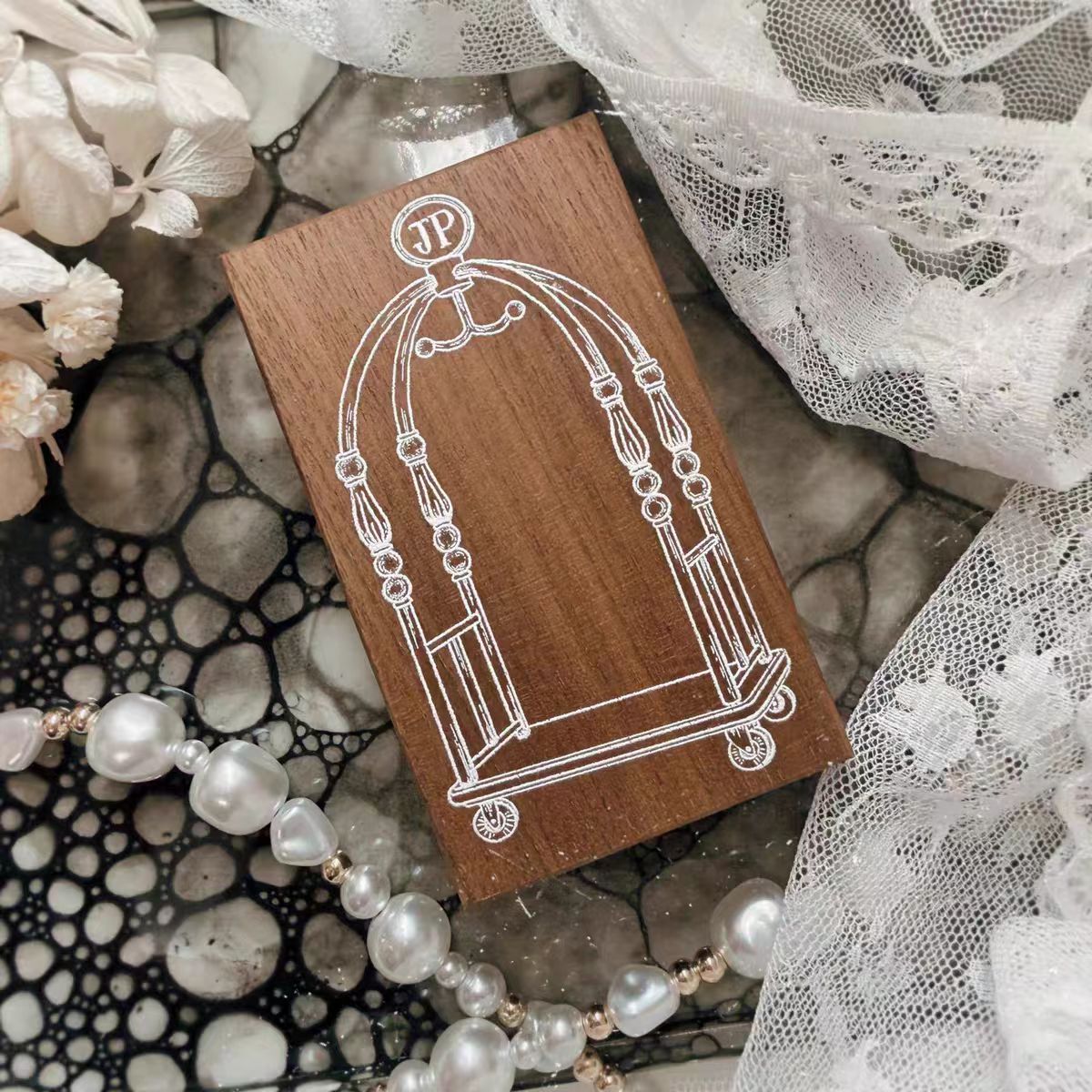 Wooden stamp set