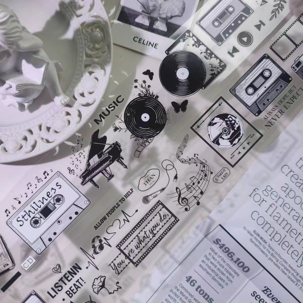 Journal PET tape (3m/roll)