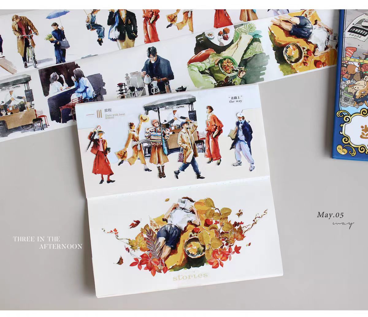 Journal pre-cut tape (Character) 7.6cm*6m/roll