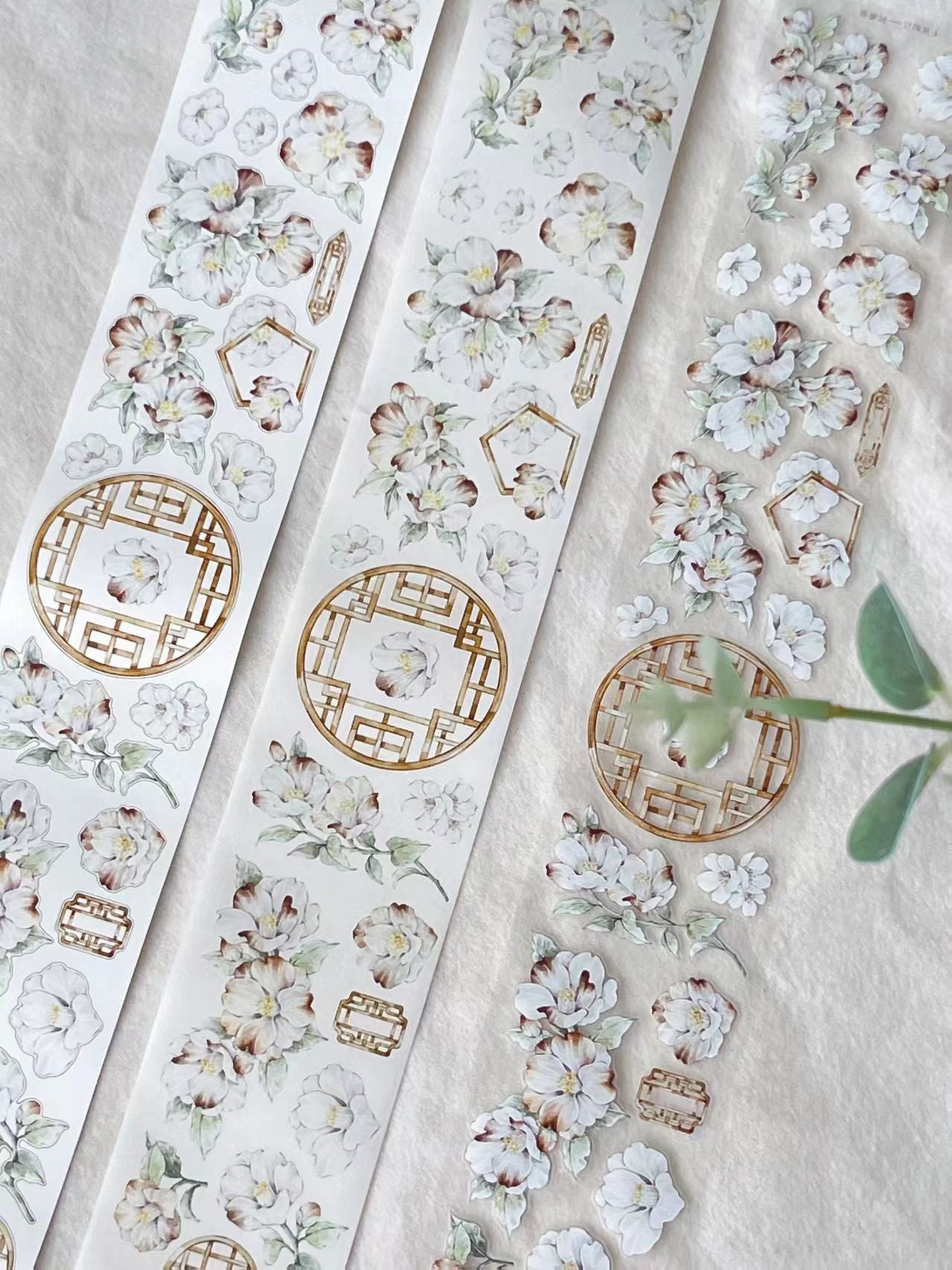 Journal pre-cut flower tape (6cm*5m/roll)