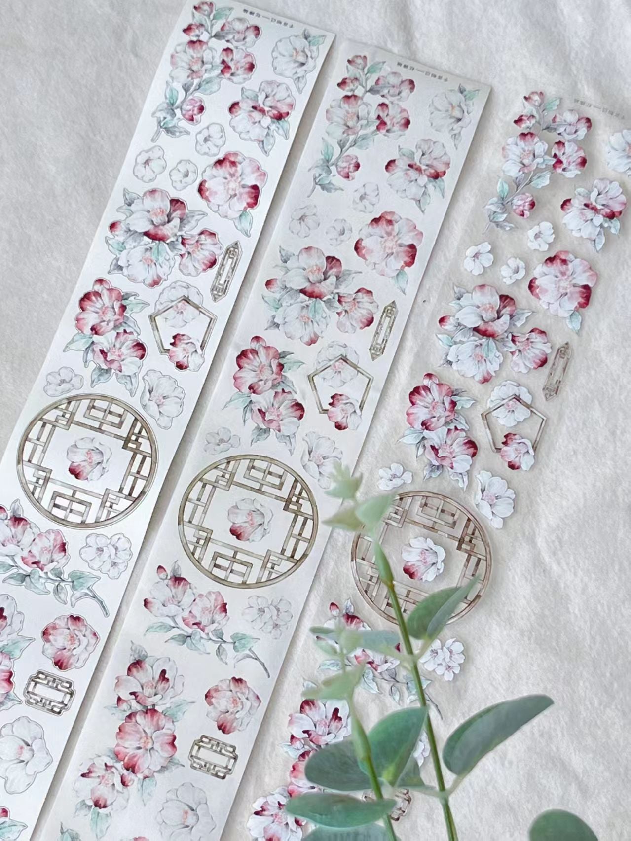 Journal pre-cut flower tape (6cm*5m/roll)