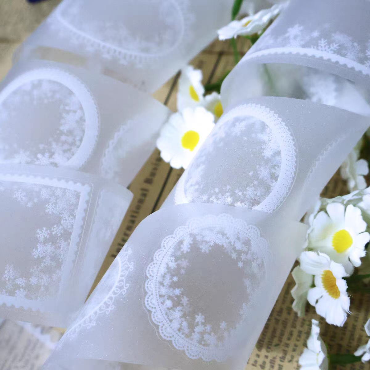 Journal pre-cut PET tape (5cm*5m/roll)