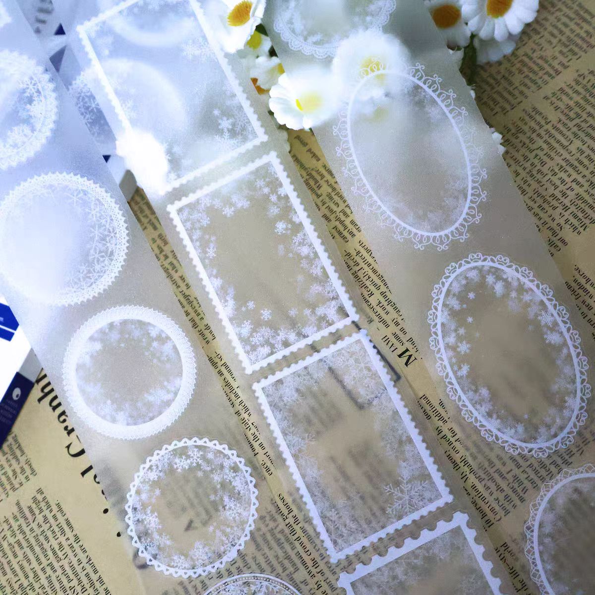 Journal pre-cut PET tape (5cm*5m/roll)