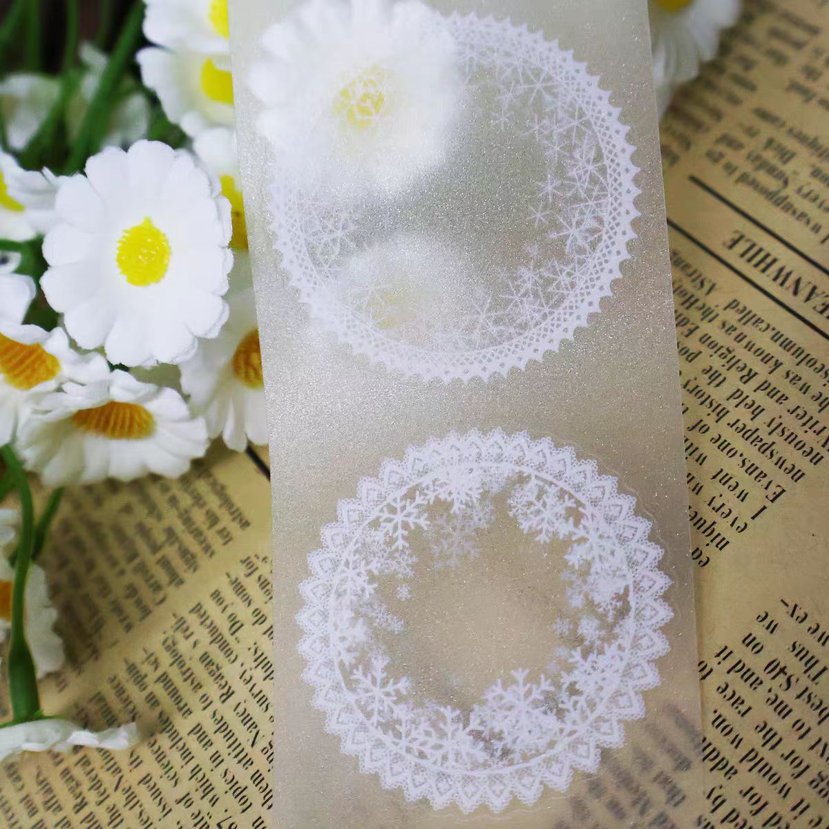 Journal pre-cut PET tape (5cm*5m/roll)