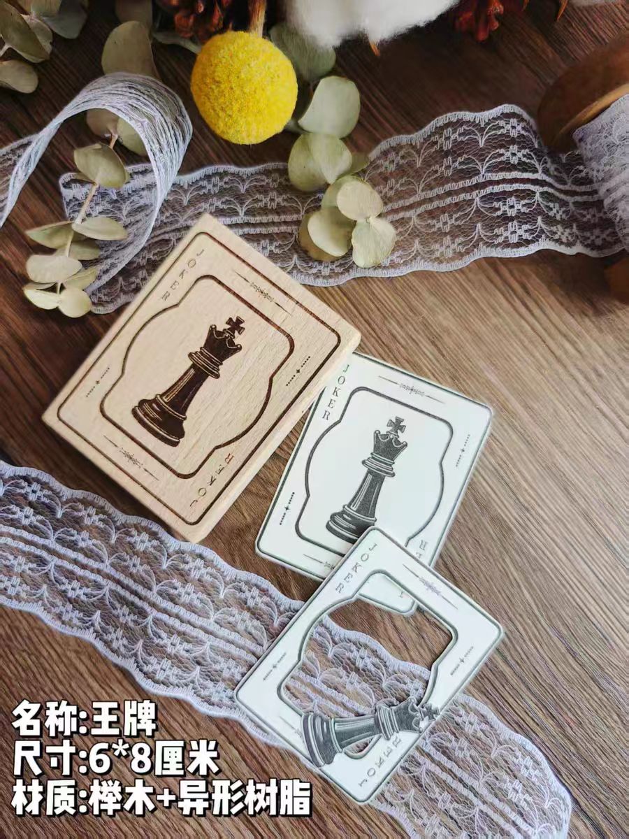 Wooden stamps
