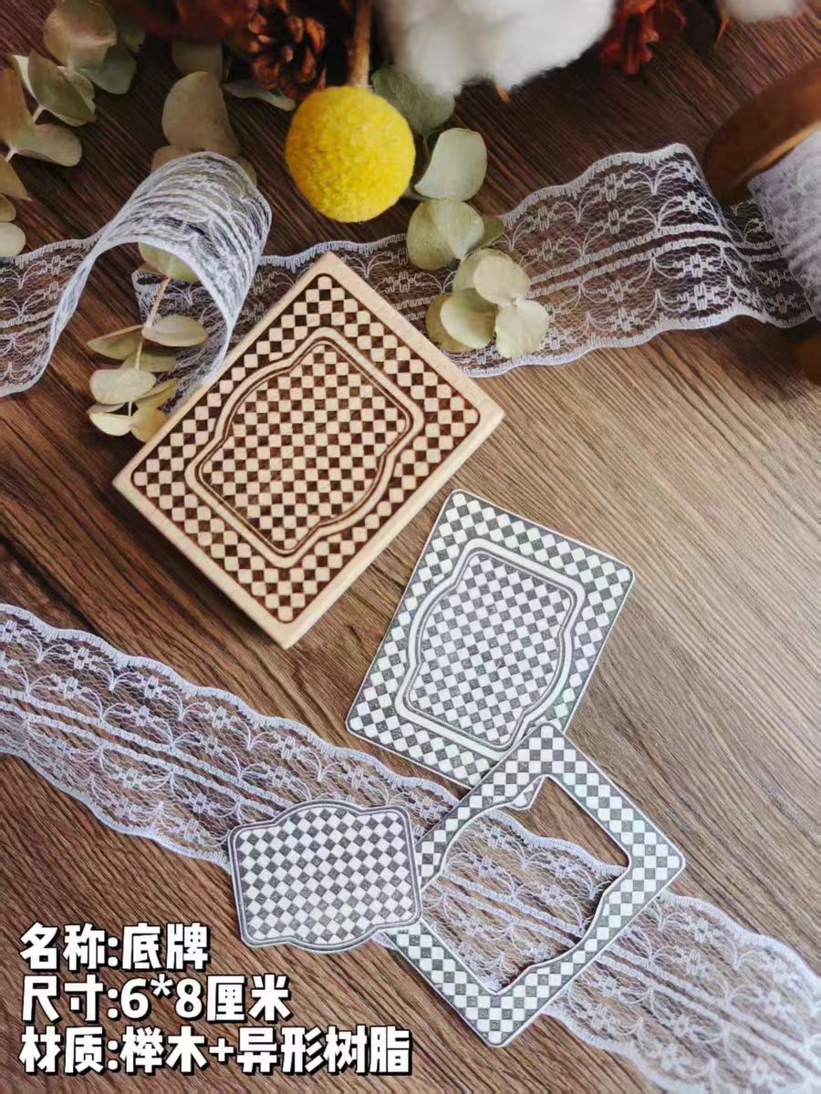 Wooden stamps