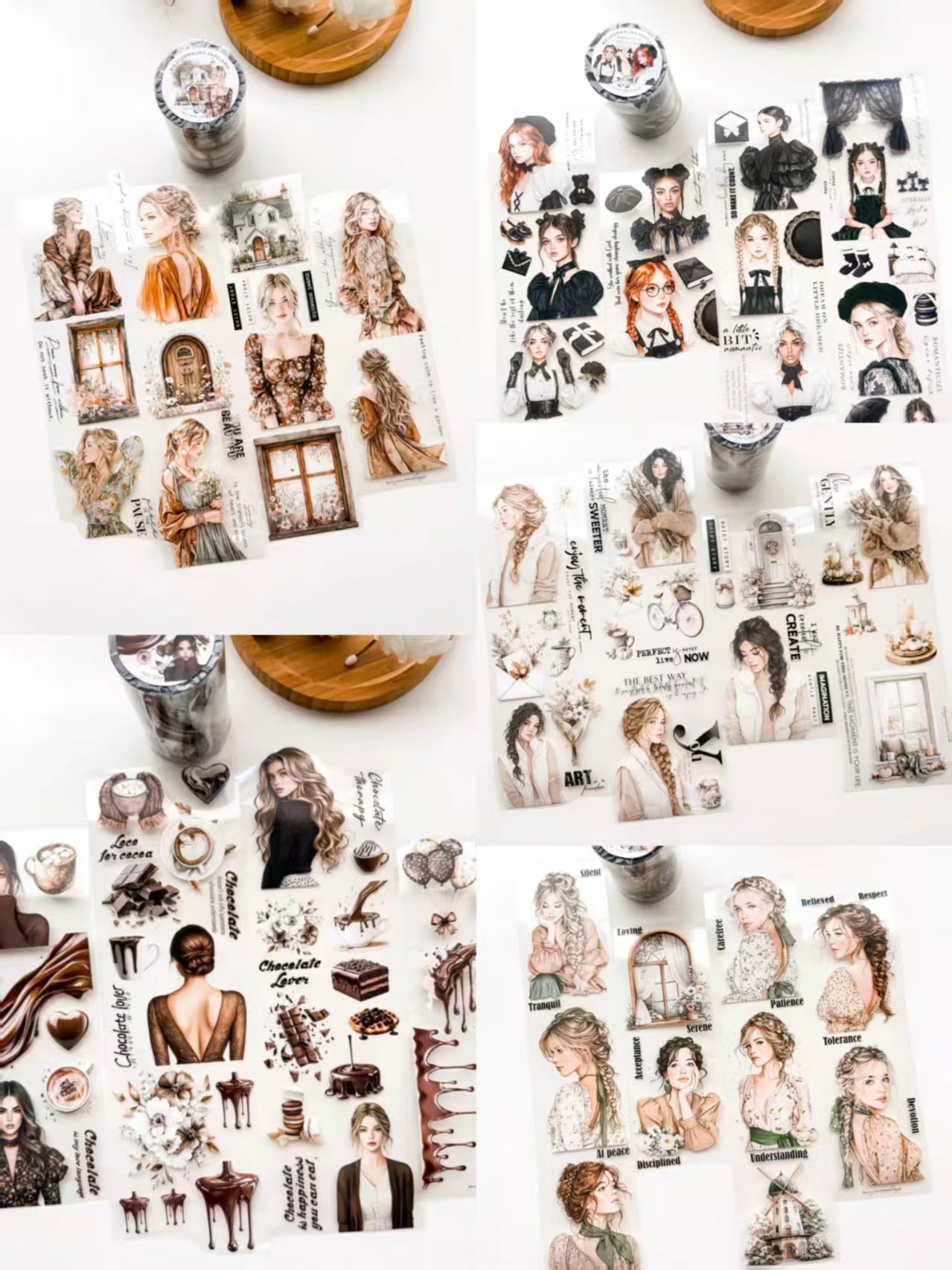 Journal character PET tape (10m/roll)