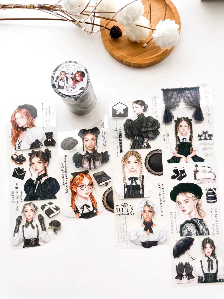 Journal character PET tape (10m/roll)