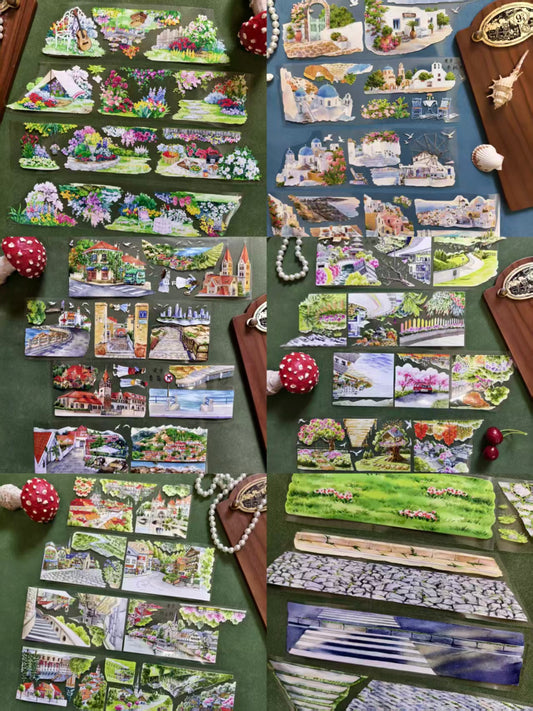 Journal PET landscape tape (5m/roll）