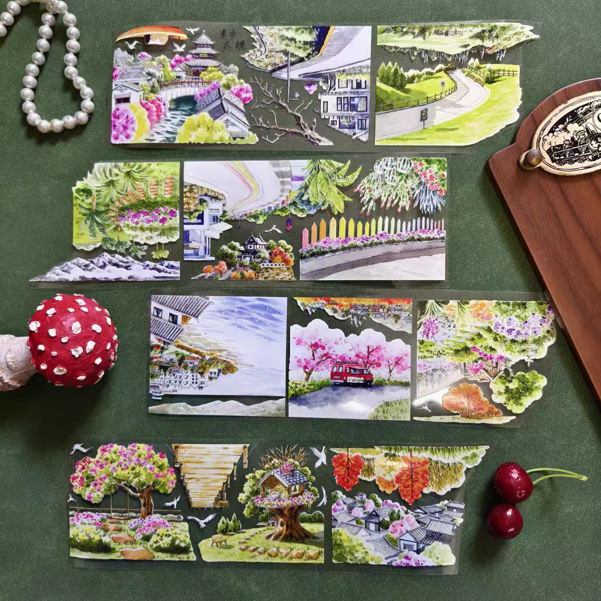 Journal PET landscape tape (5m/roll）