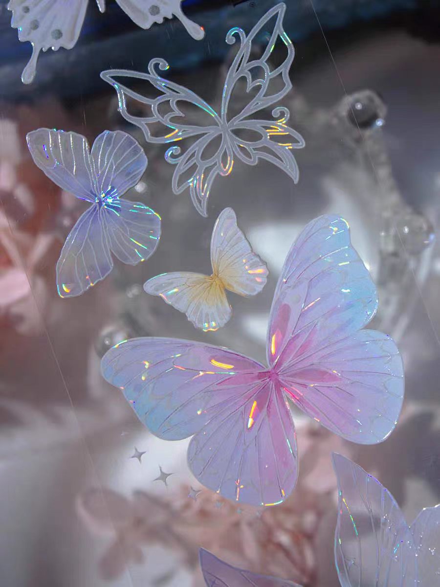 Journal shell light PET tape (Butterfly) 6cm*10m/roll