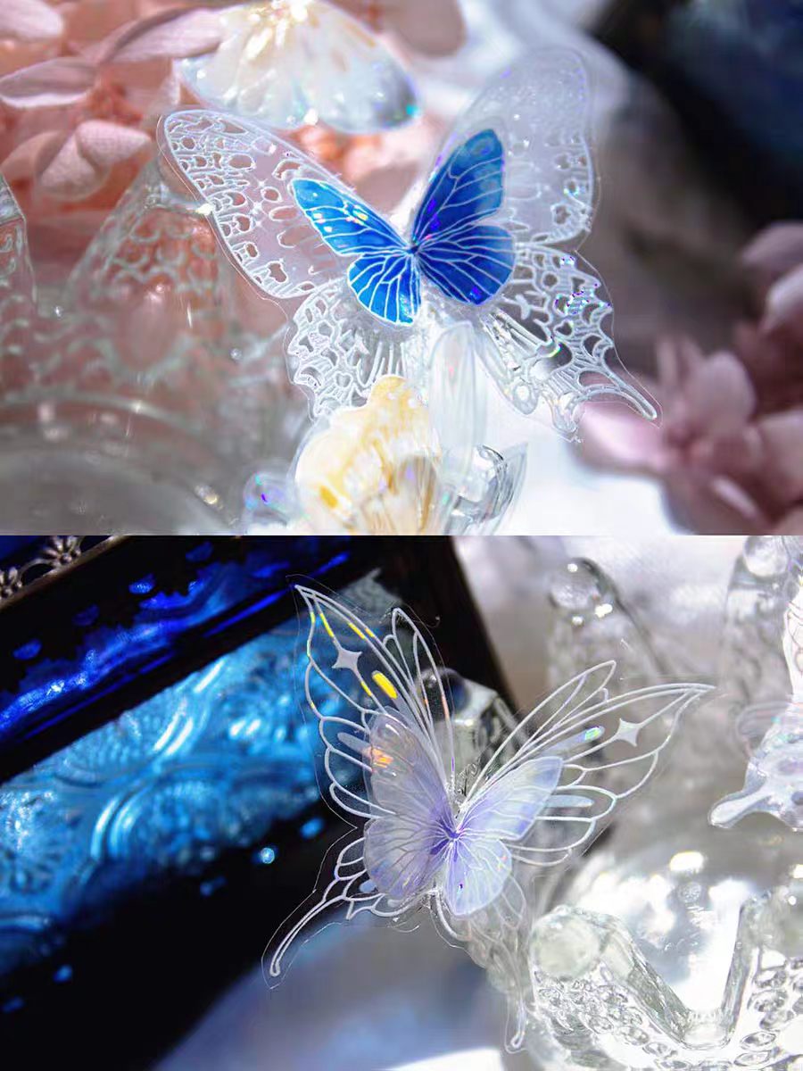 Journal shell light PET tape (Butterfly) 6cm*10m/roll