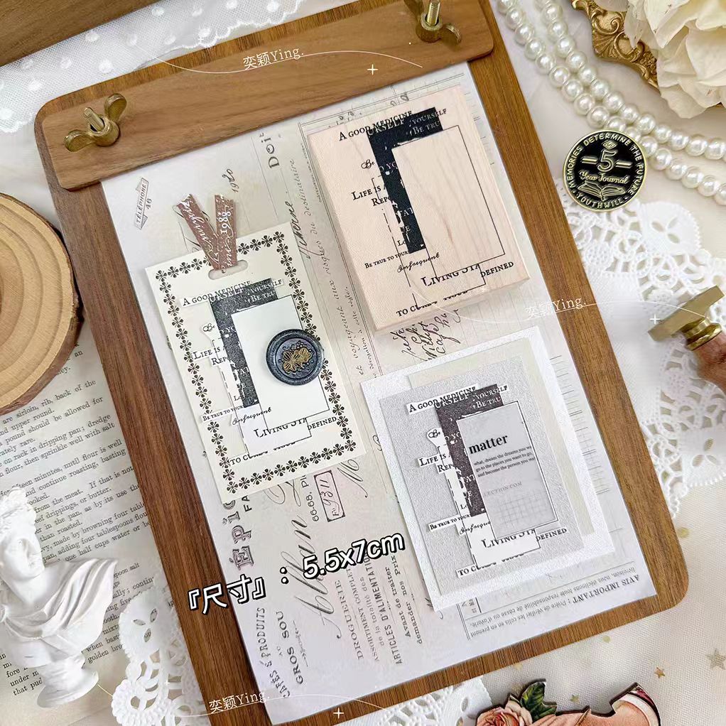 Wooden stamp (Limited Quantity ，No Restocks)