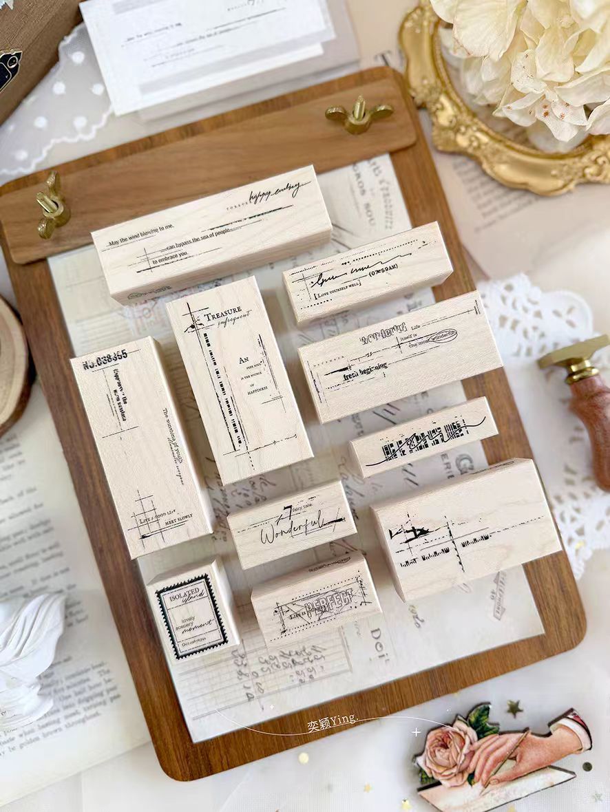 Wooden stamp (Limited Quantity ，No Restocks)
