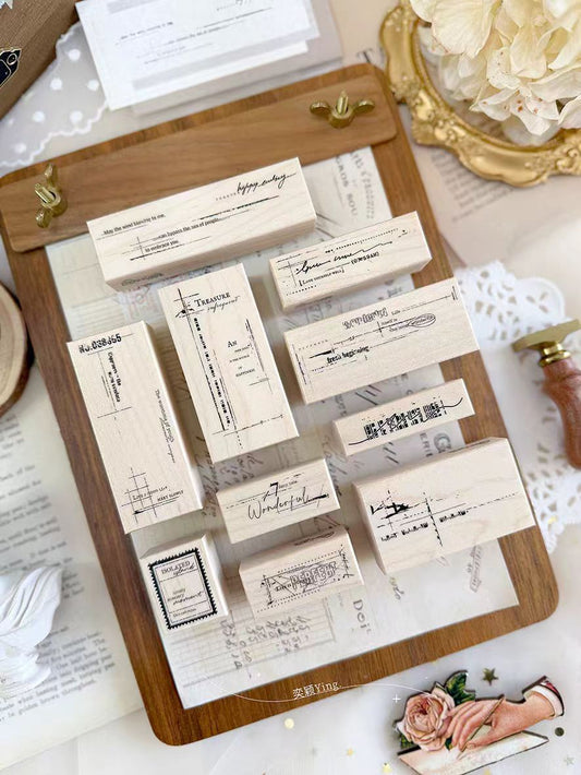 Wooden stamp (Limited Quantity ，No Restocks)