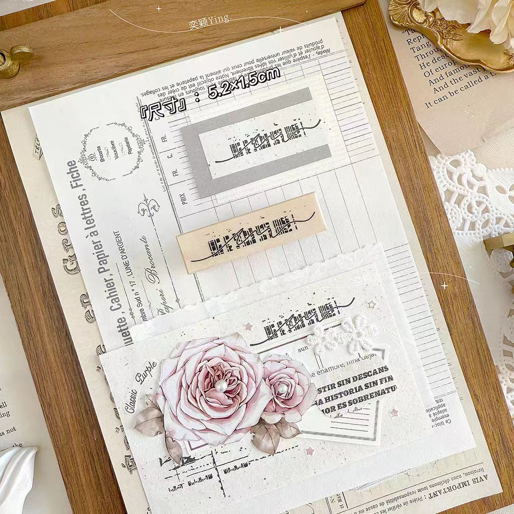 Wooden stamp (Limited Quantity ，No Restocks)