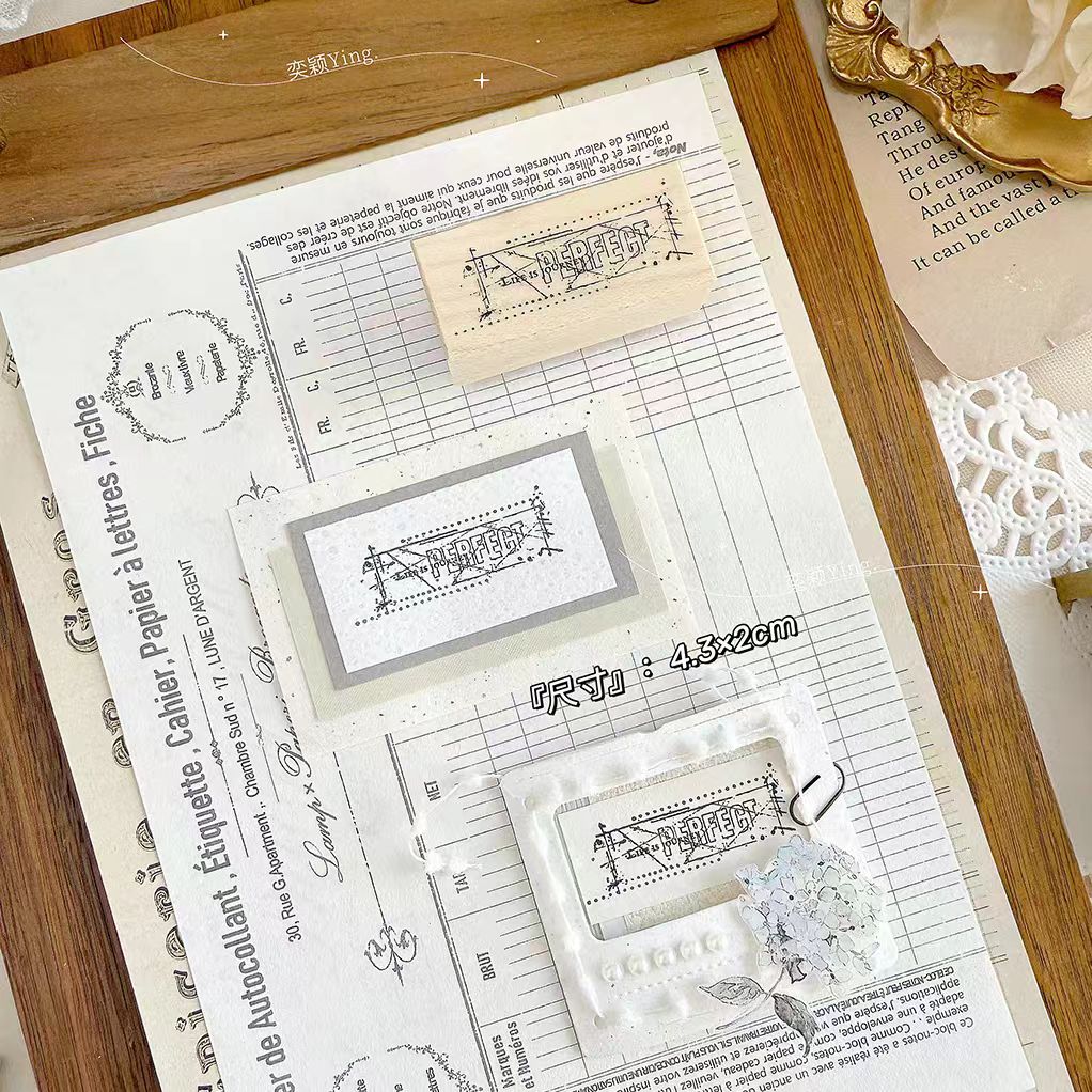 Wooden stamp (Limited Quantity ，No Restocks)