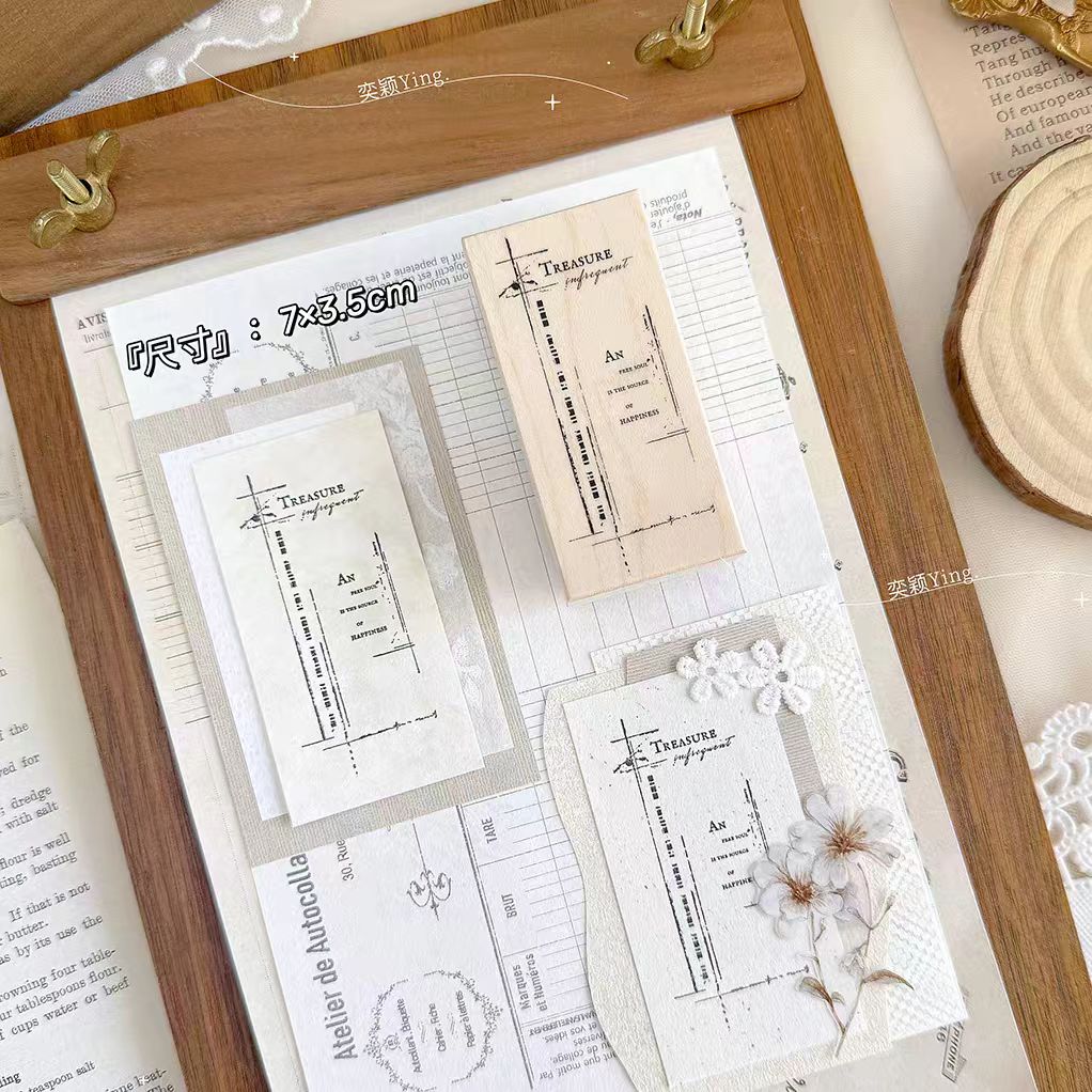 Wooden stamp (Limited Quantity ，No Restocks)