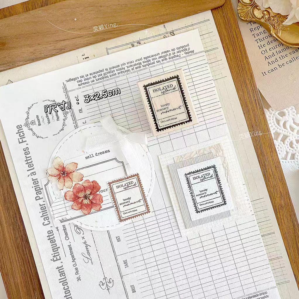 Wooden stamp (Limited Quantity ，No Restocks)