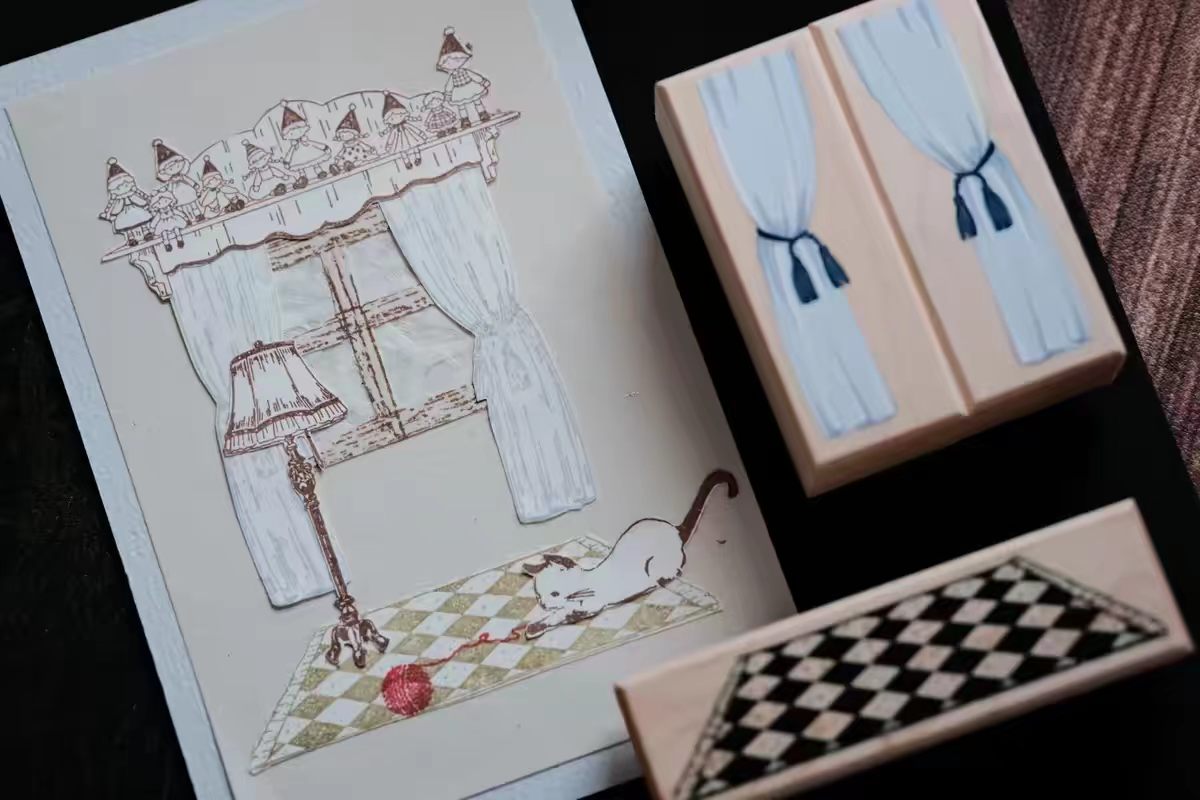 Wooden stamp (Limited Quantity ，No Restocks)