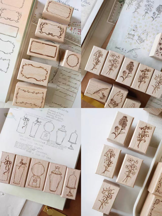 Wooden stamps