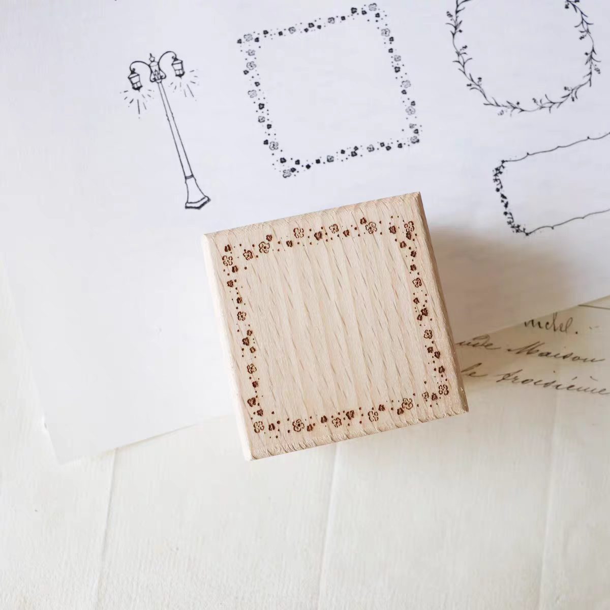 Wooden stamps