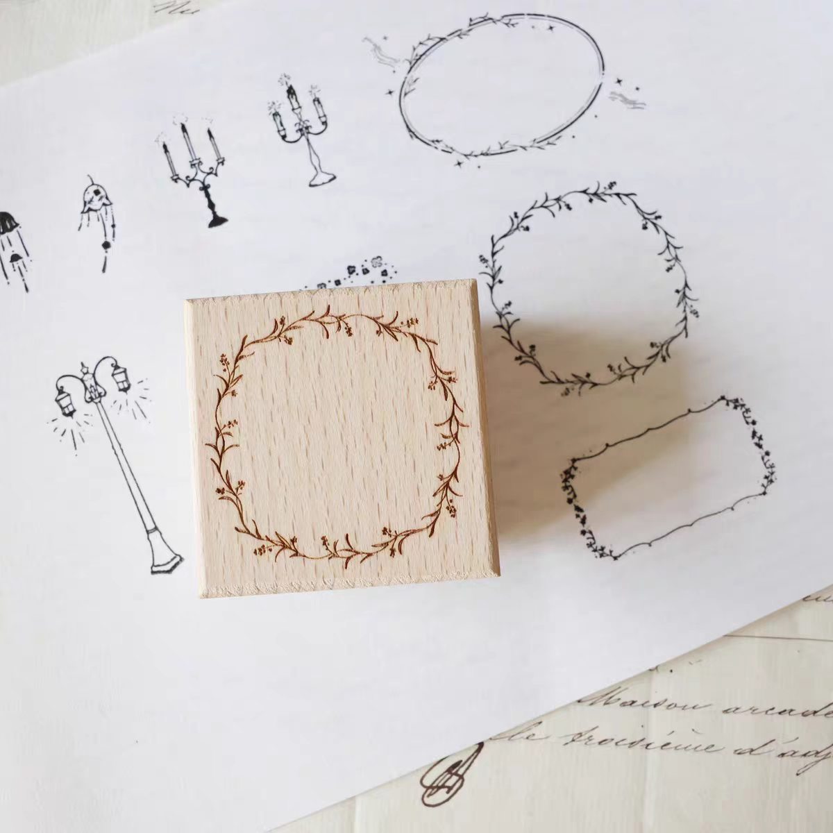 Wooden stamps