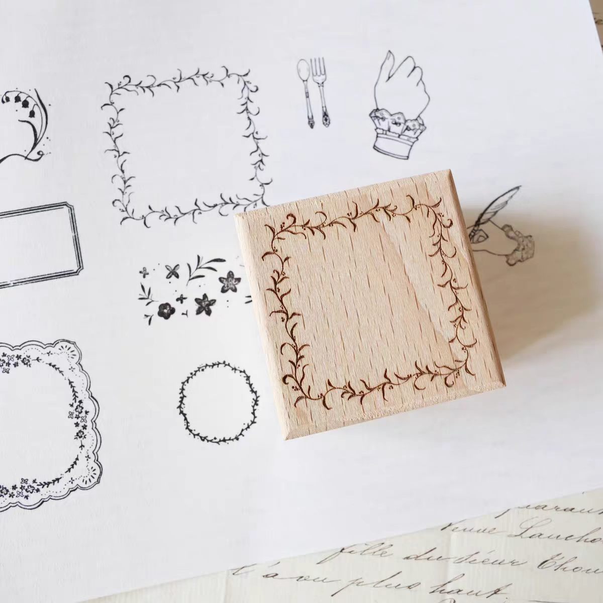 Wooden stamps