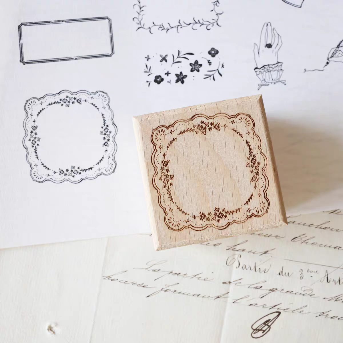 Wooden stamps