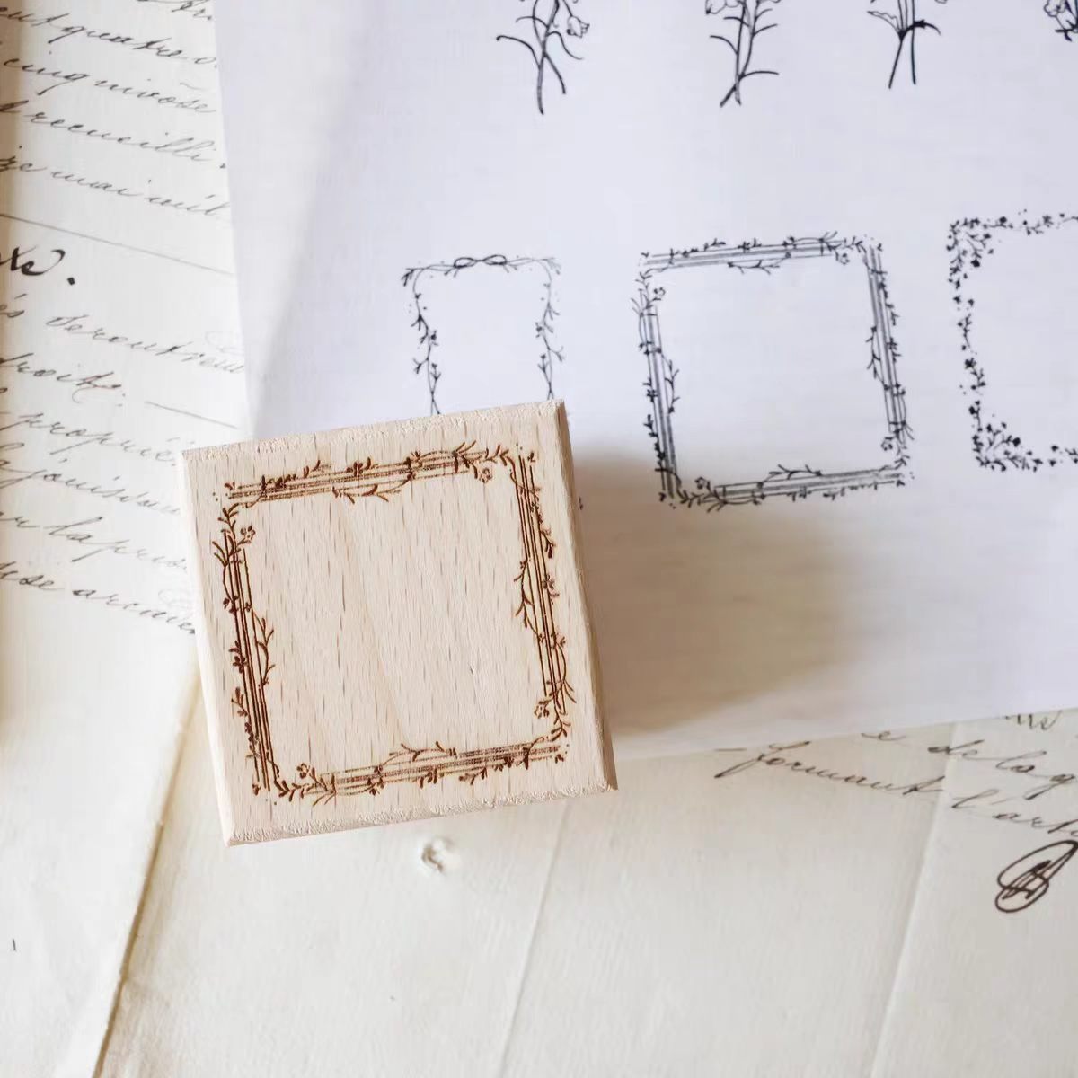 Wooden stamps