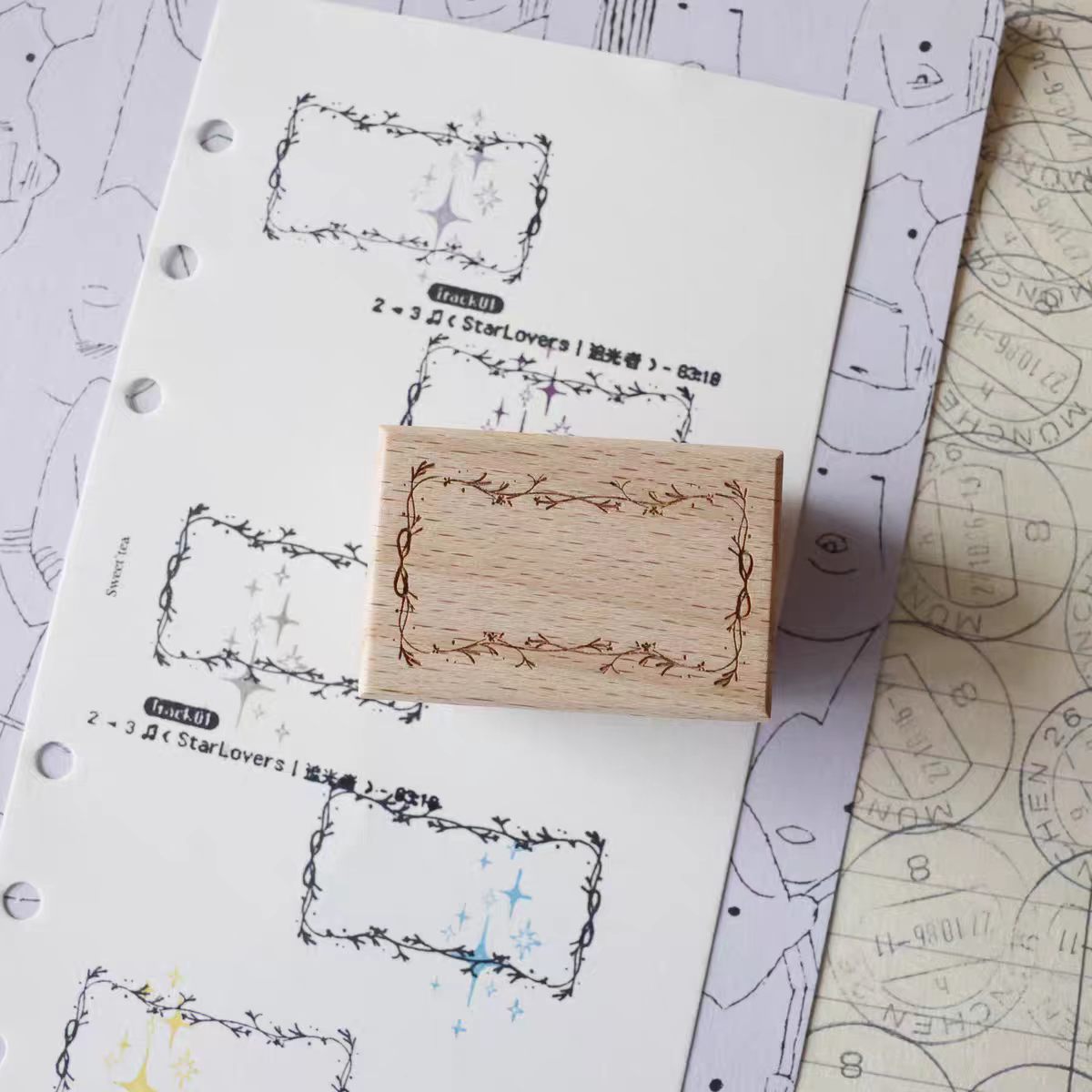 Wooden stamps