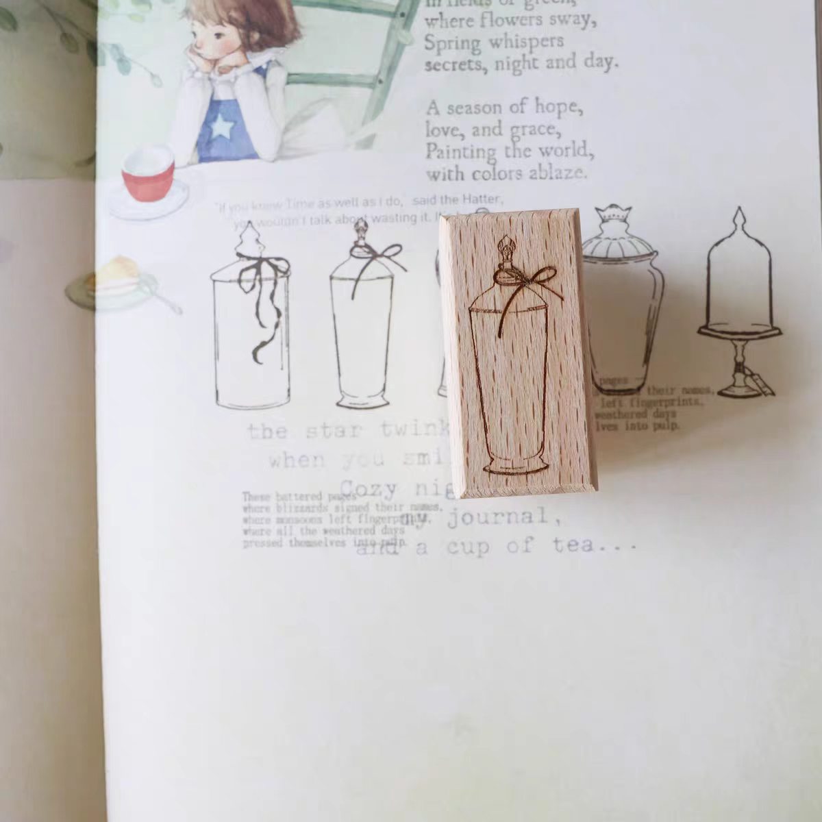 Wooden stamps