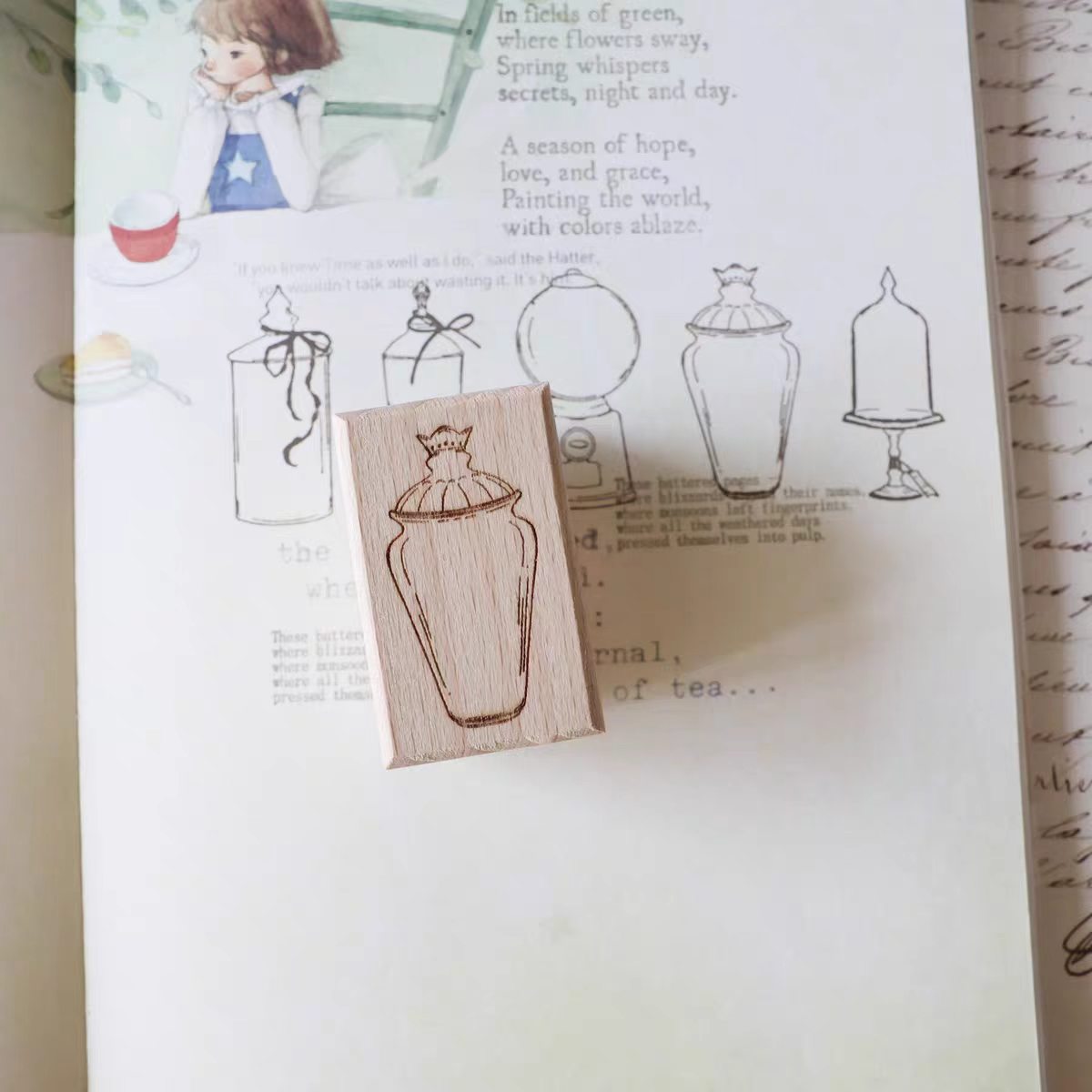 Wooden stamps