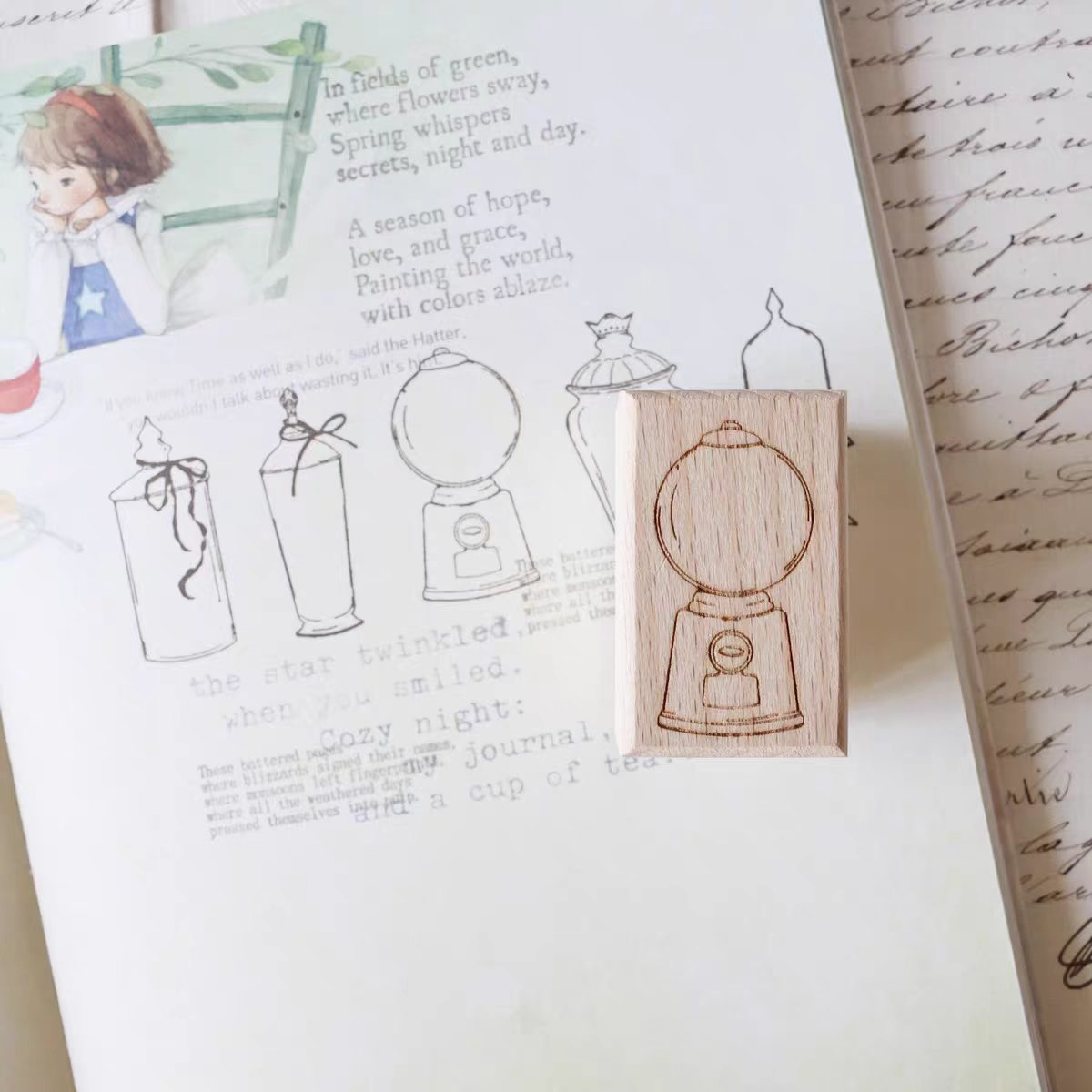 Wooden stamps