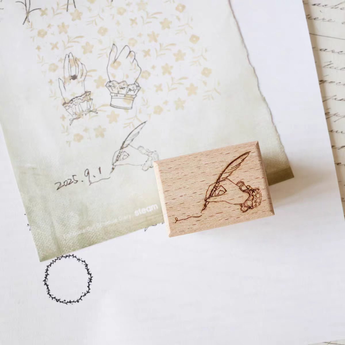 Wooden stamps