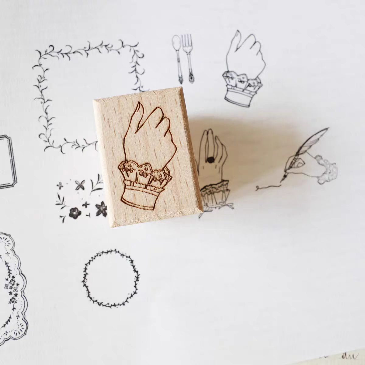 Wooden stamps