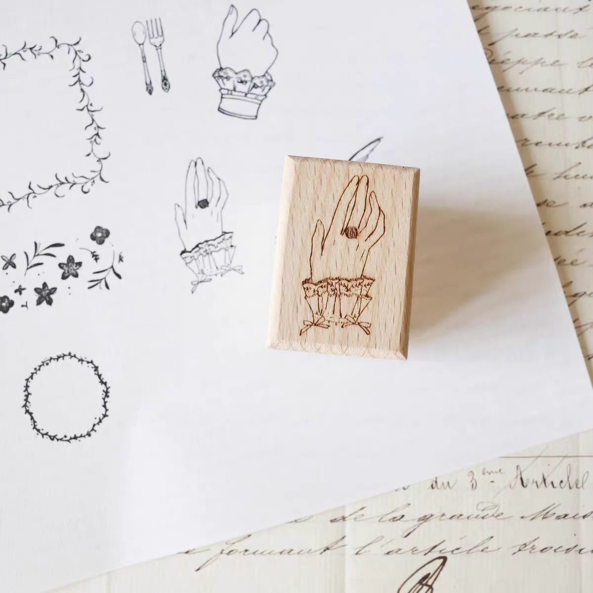 Wooden stamps