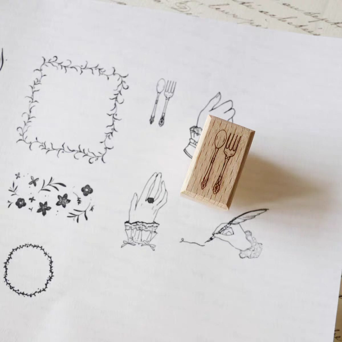 Wooden stamps
