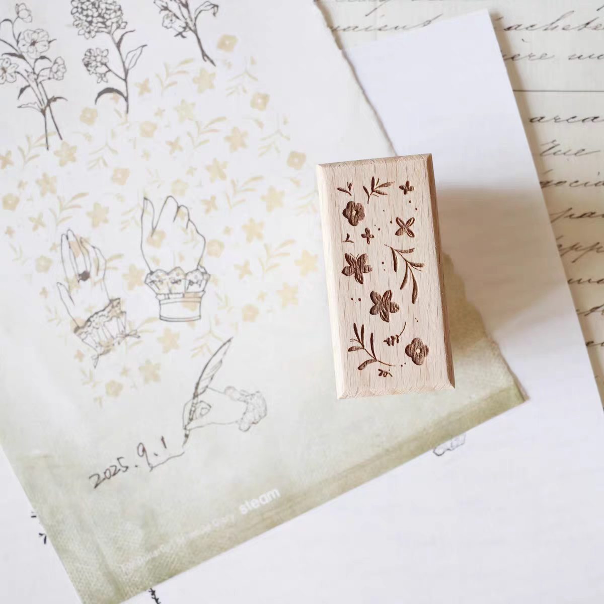 Wooden stamps