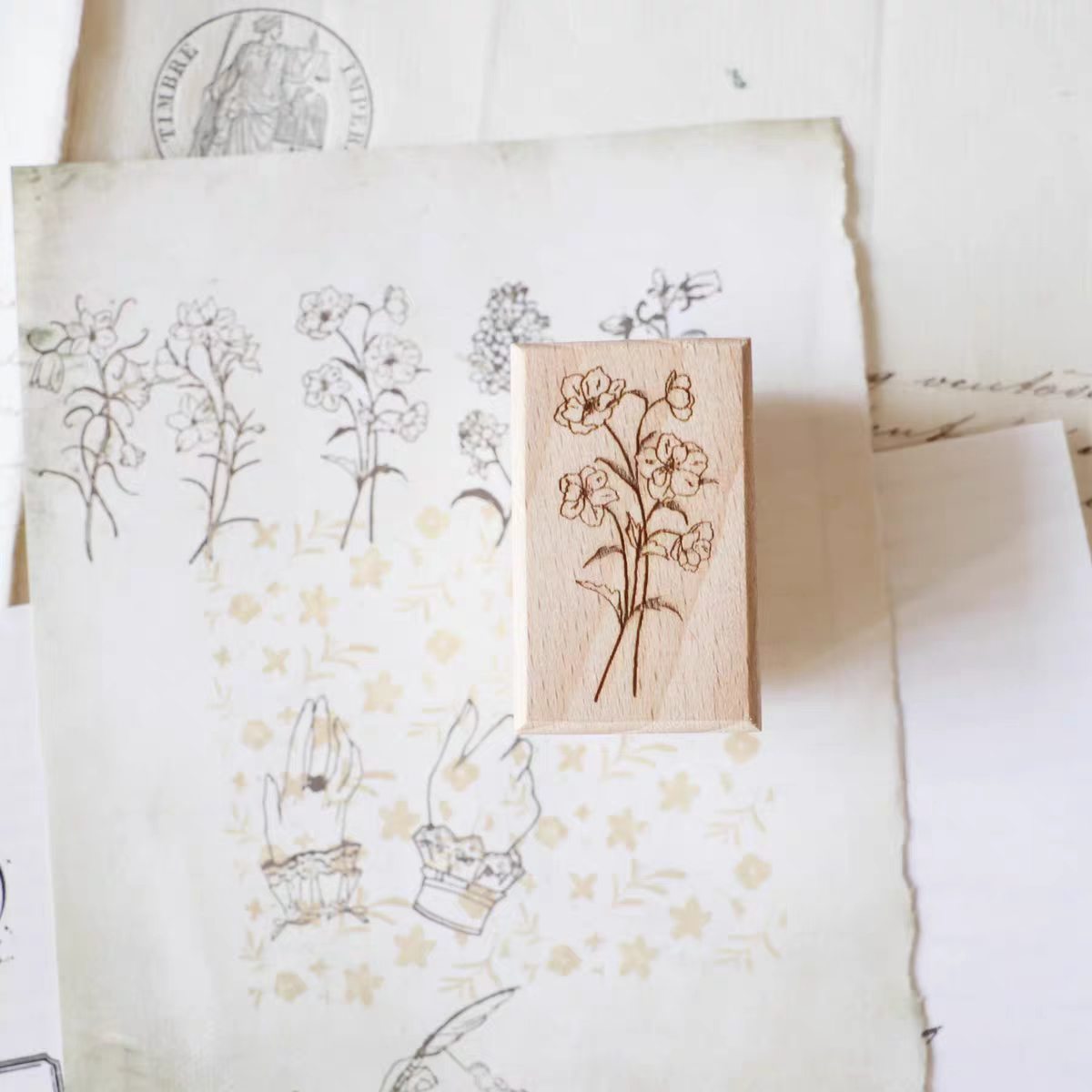 Wooden stamps