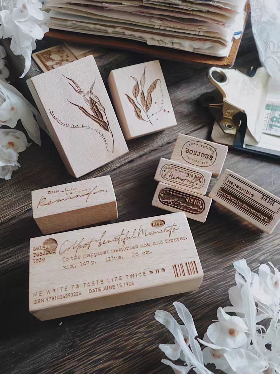 Wooden stamps
